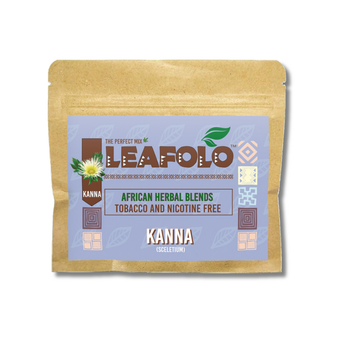 Purple Pack of Leafolo Kanna Blend tobacco Free African Herbal Blends