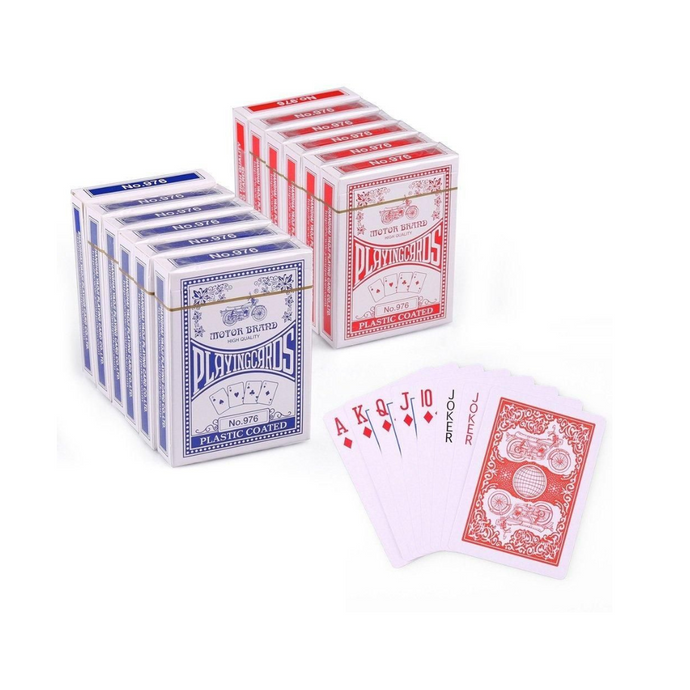 Blue and Red Decks of playing cards pack